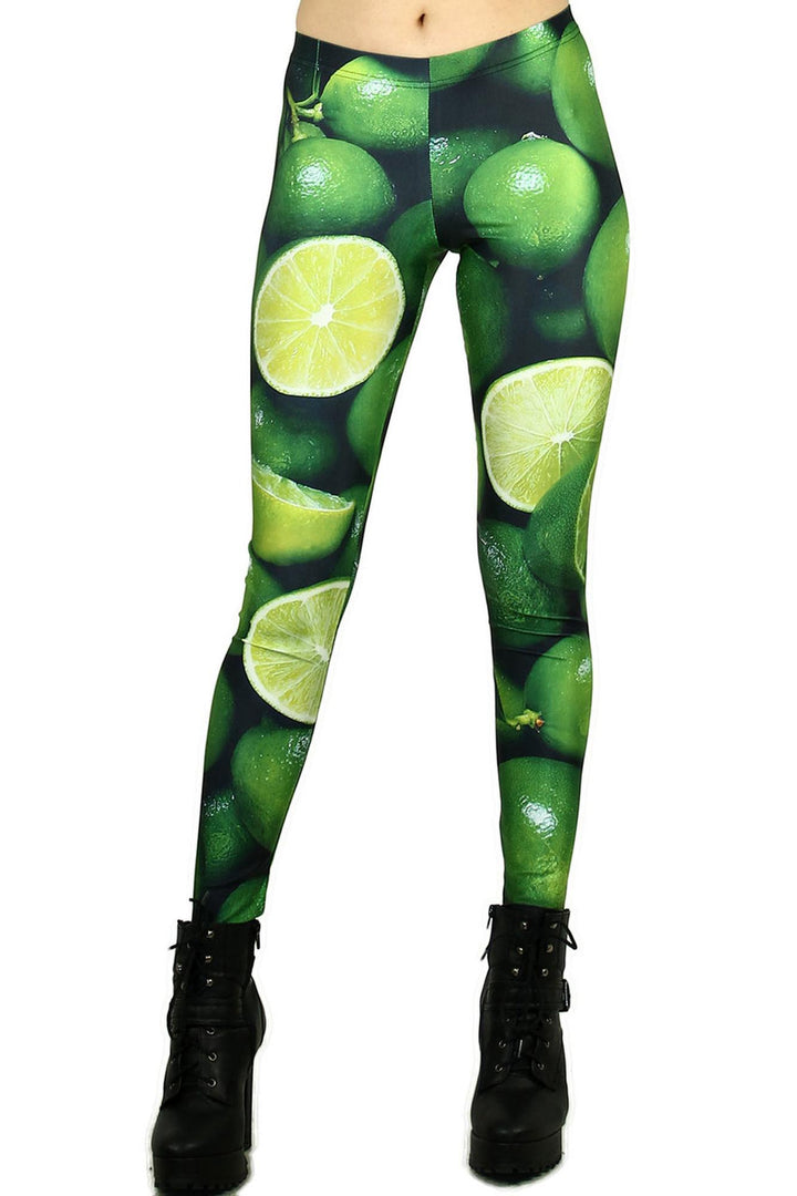 Premium Graphic Lime Leggings