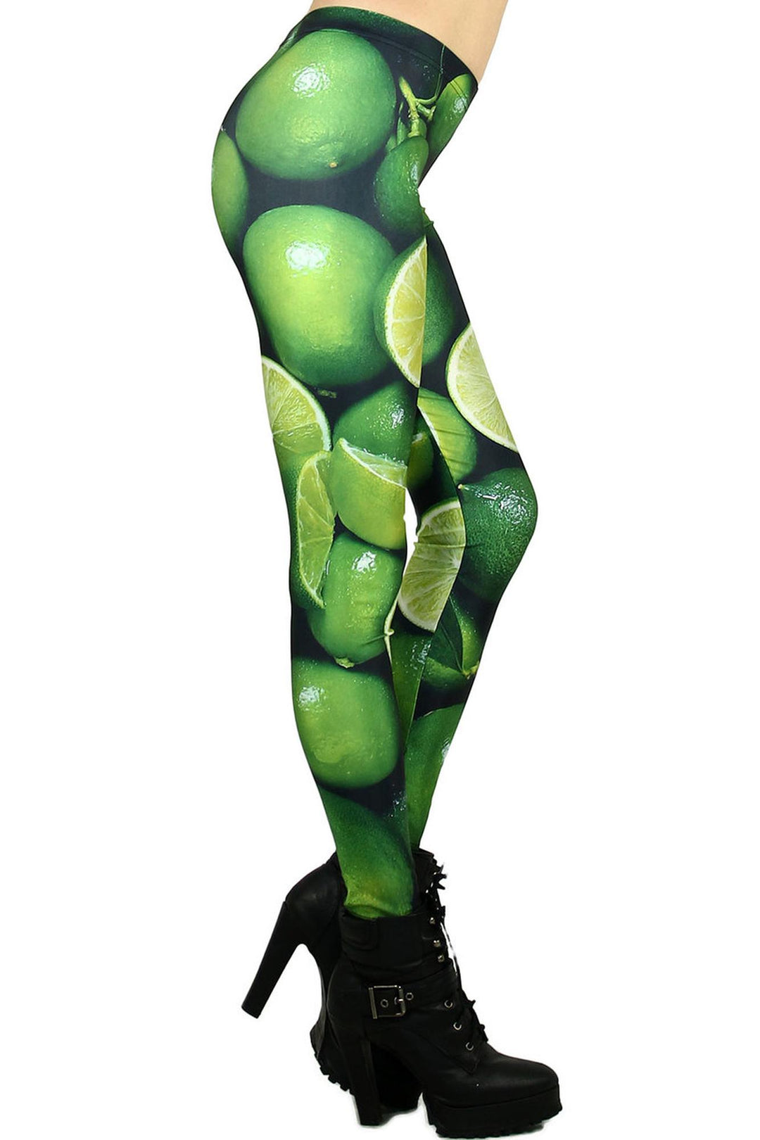 Premium Graphic Lime Leggings