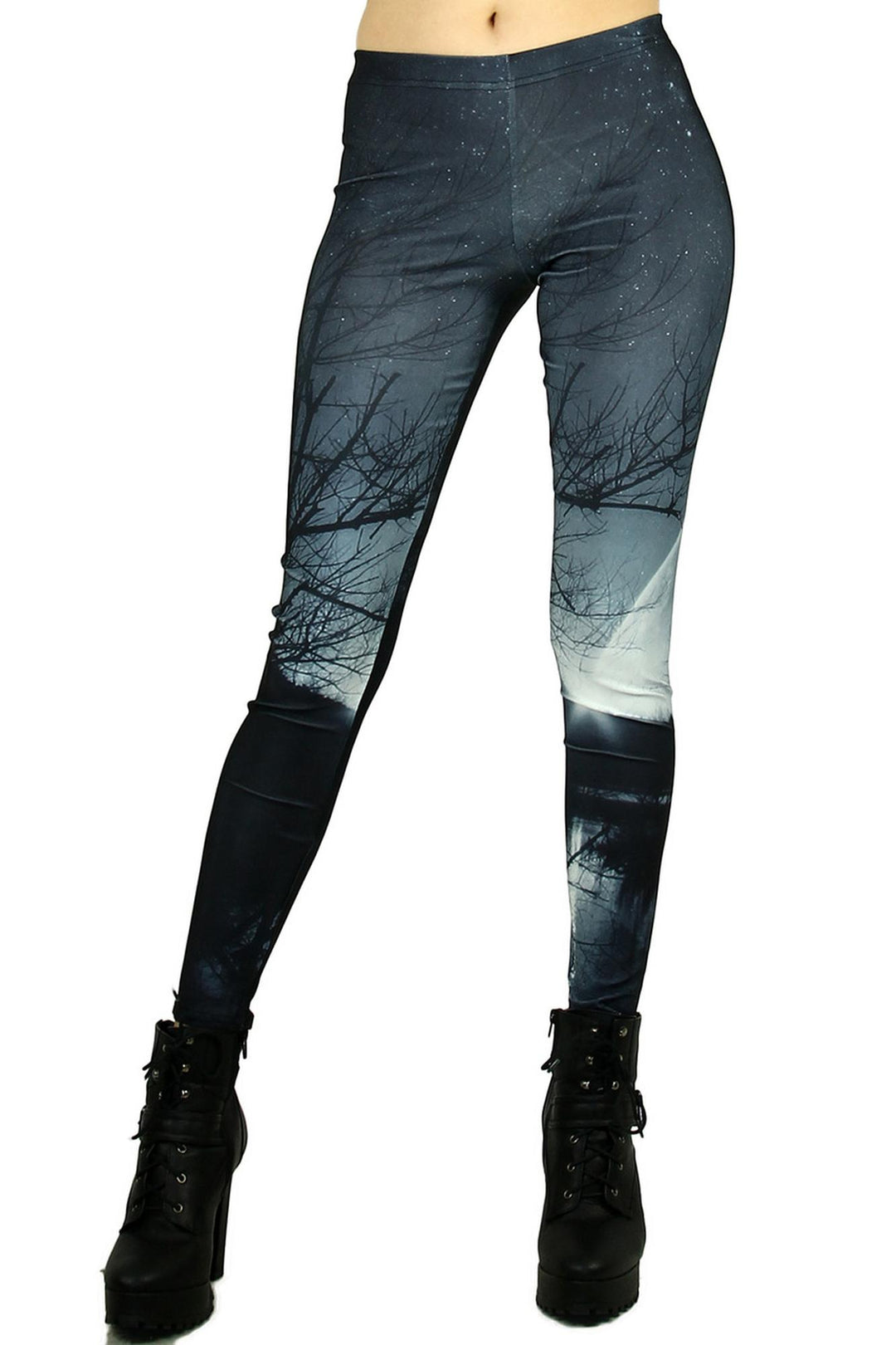 Premium Graphic Dark Forest Leggings