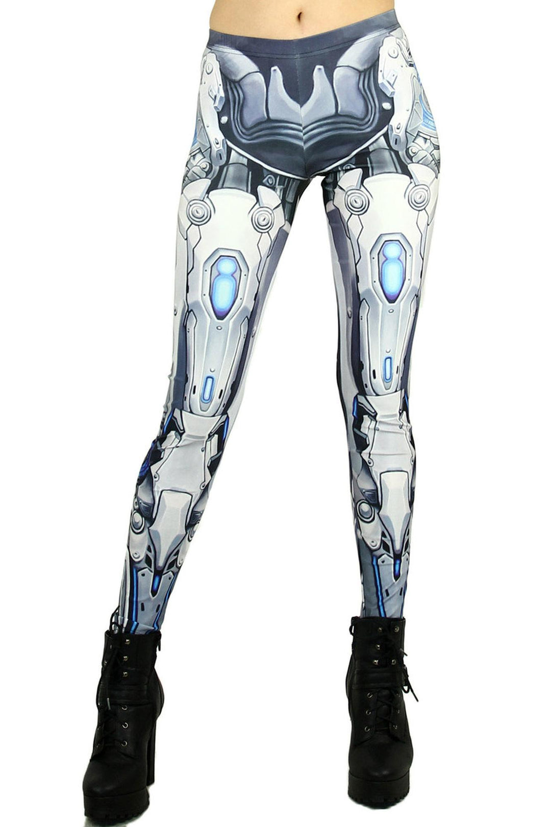 Graphic Print Cyborg Transformer Leggings