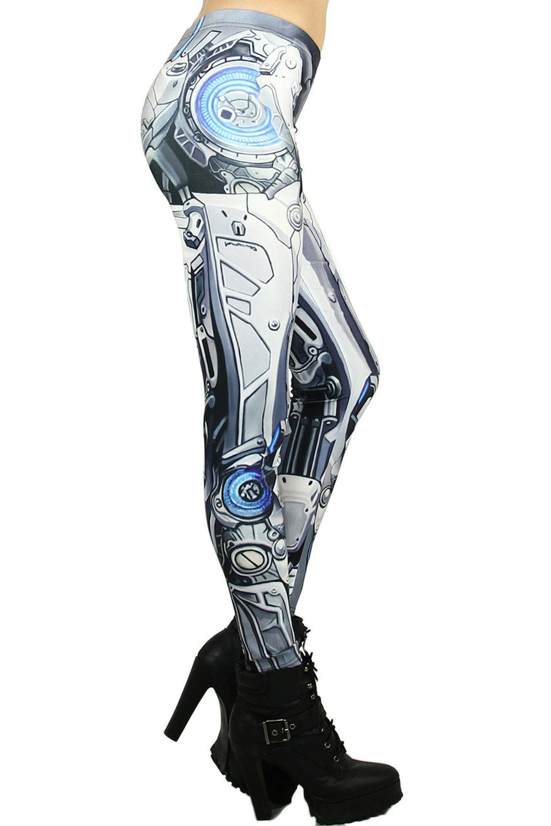 Graphic Print Cyborg Transformer Leggings