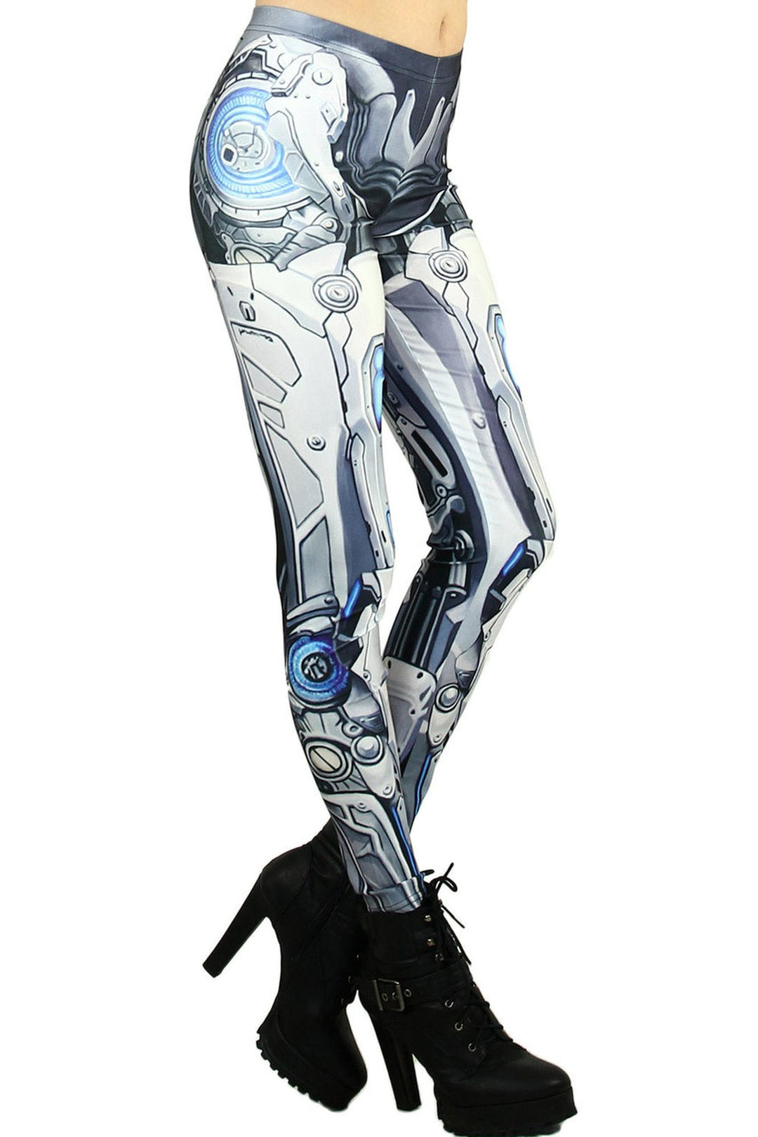 Graphic Print Cyborg Transformer Leggings