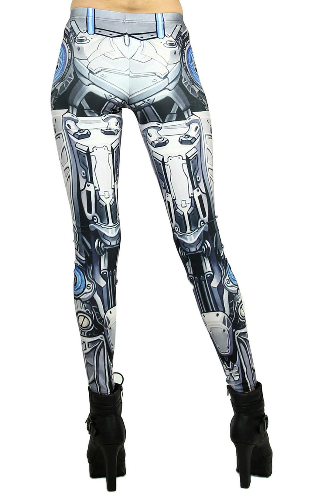 Graphic Print Cyborg Transformer Leggings
