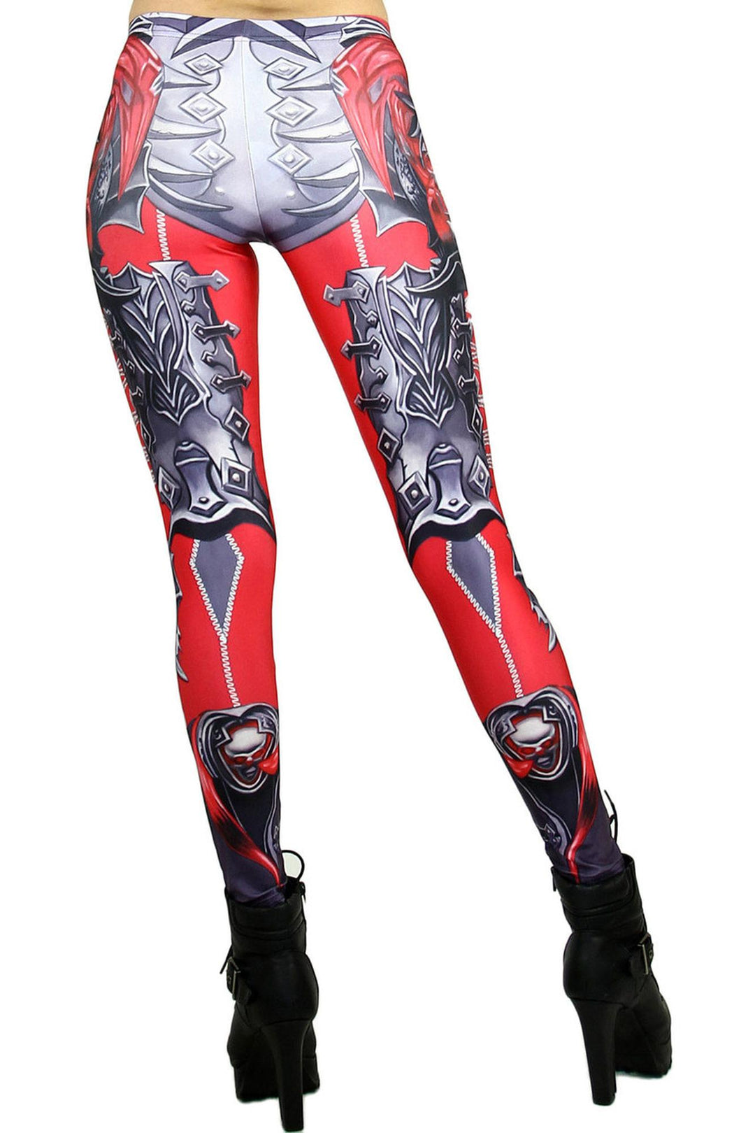 Premium Graphic Demon Armor Leggings