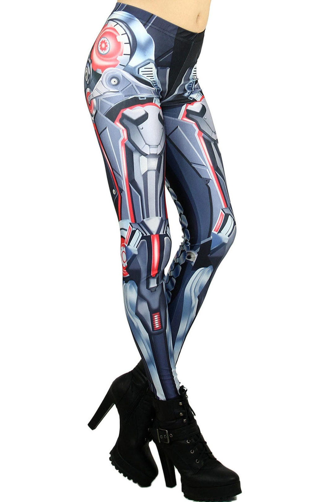 Premium Graphic Mecha Robotic Leggings