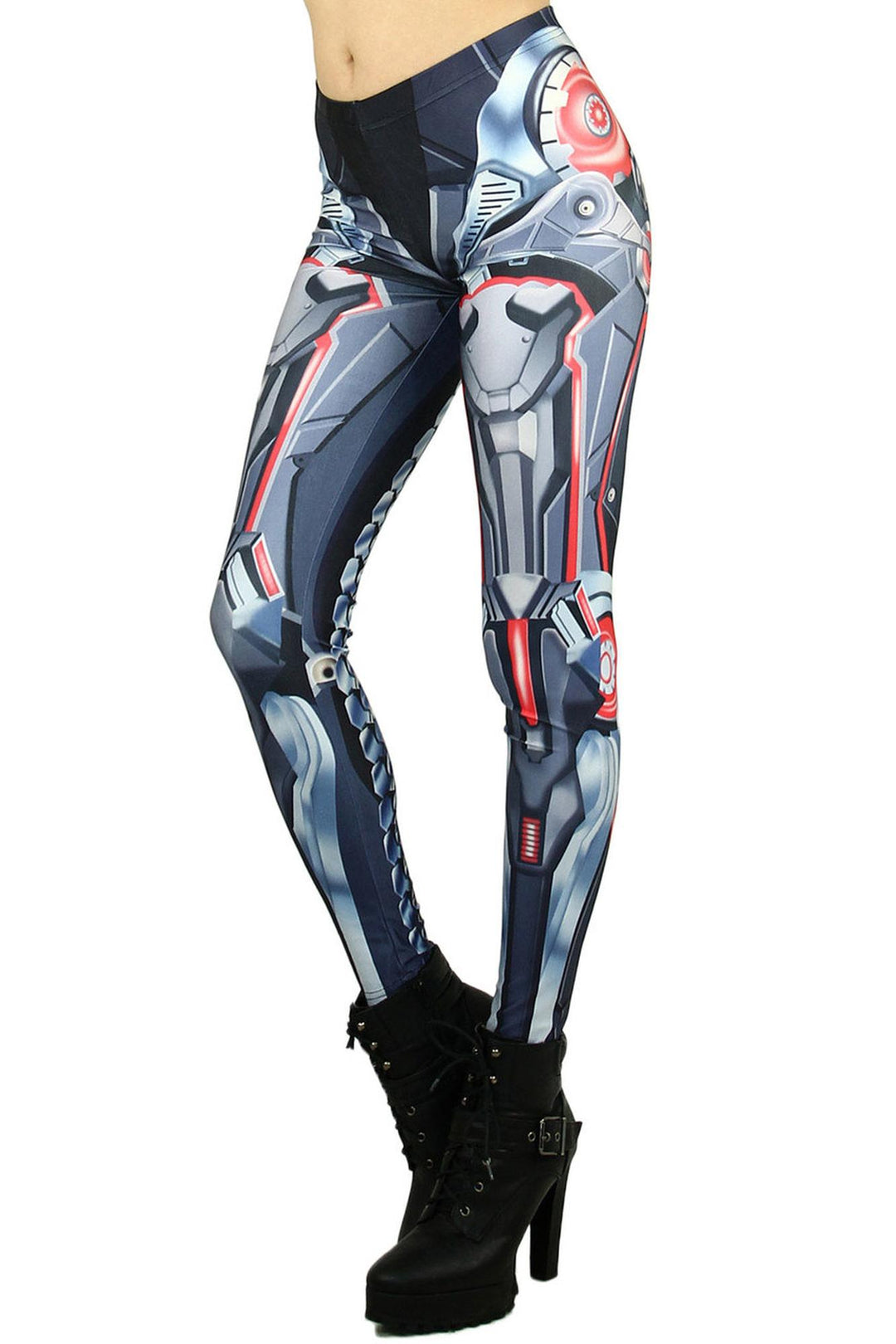 Premium Graphic Mecha Robotic Leggings