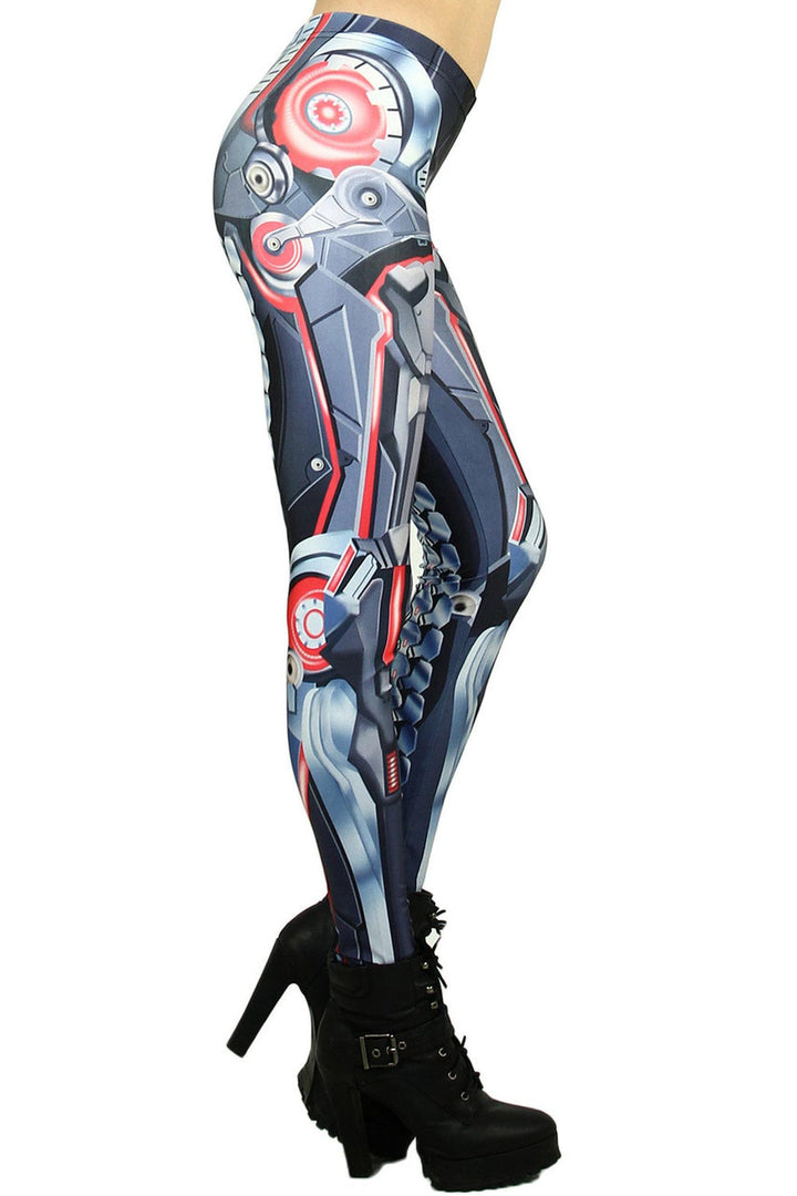 Premium Graphic Mecha Robotic Leggings