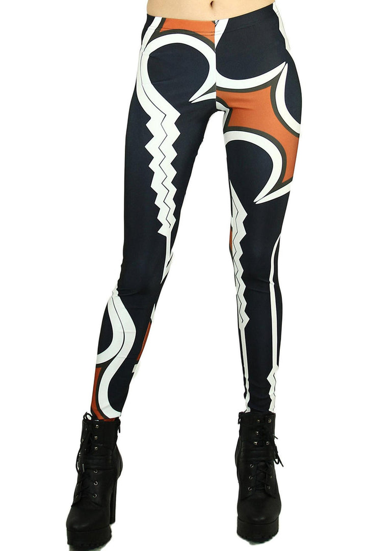 Graphic Print Psycho Jigsaw Leggings