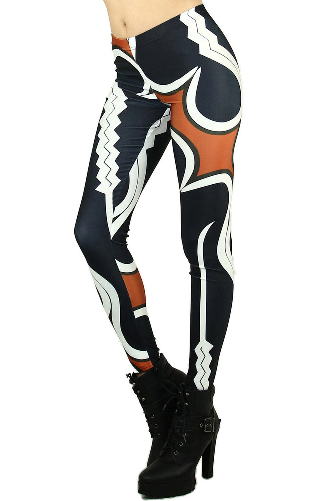 Graphic Print Psycho Jigsaw Leggings