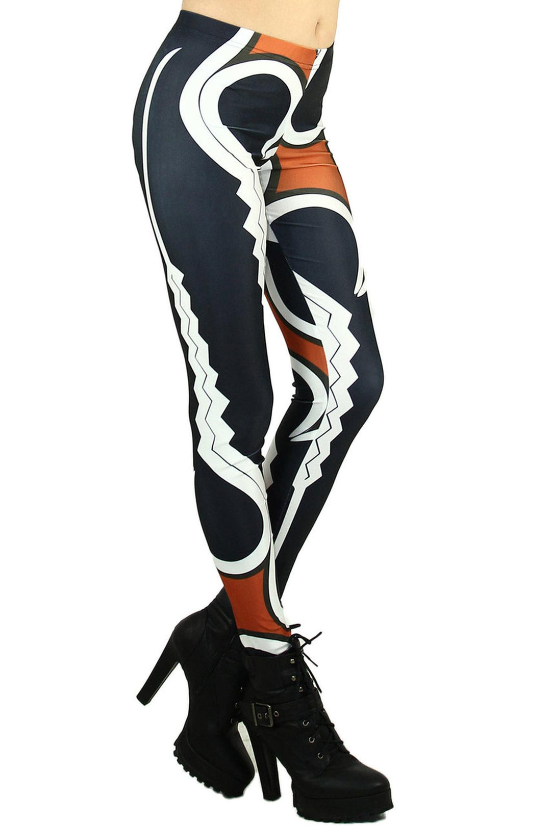 Graphic Print Psycho Jigsaw Leggings