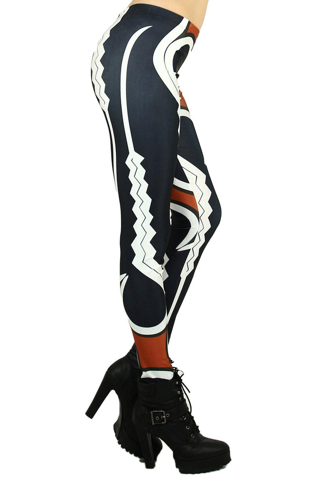 Graphic Print Psycho Jigsaw Leggings