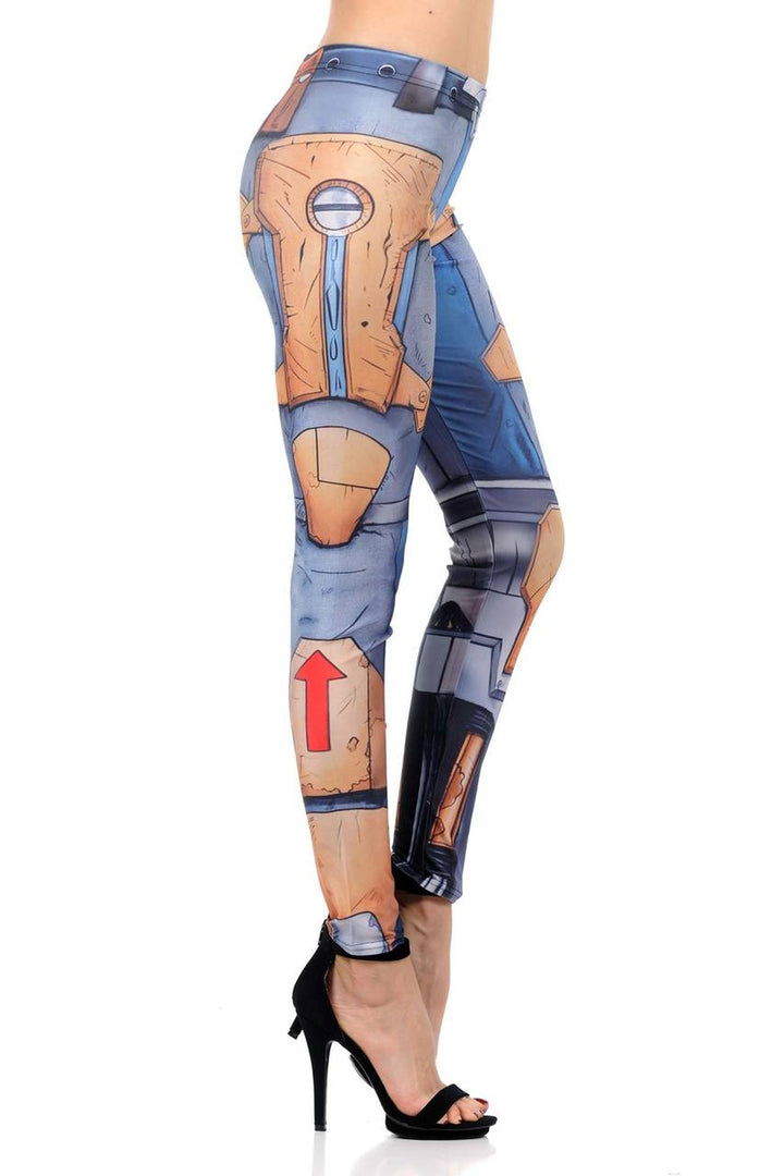 Premium Graphic Print Renegade Girl Leggings