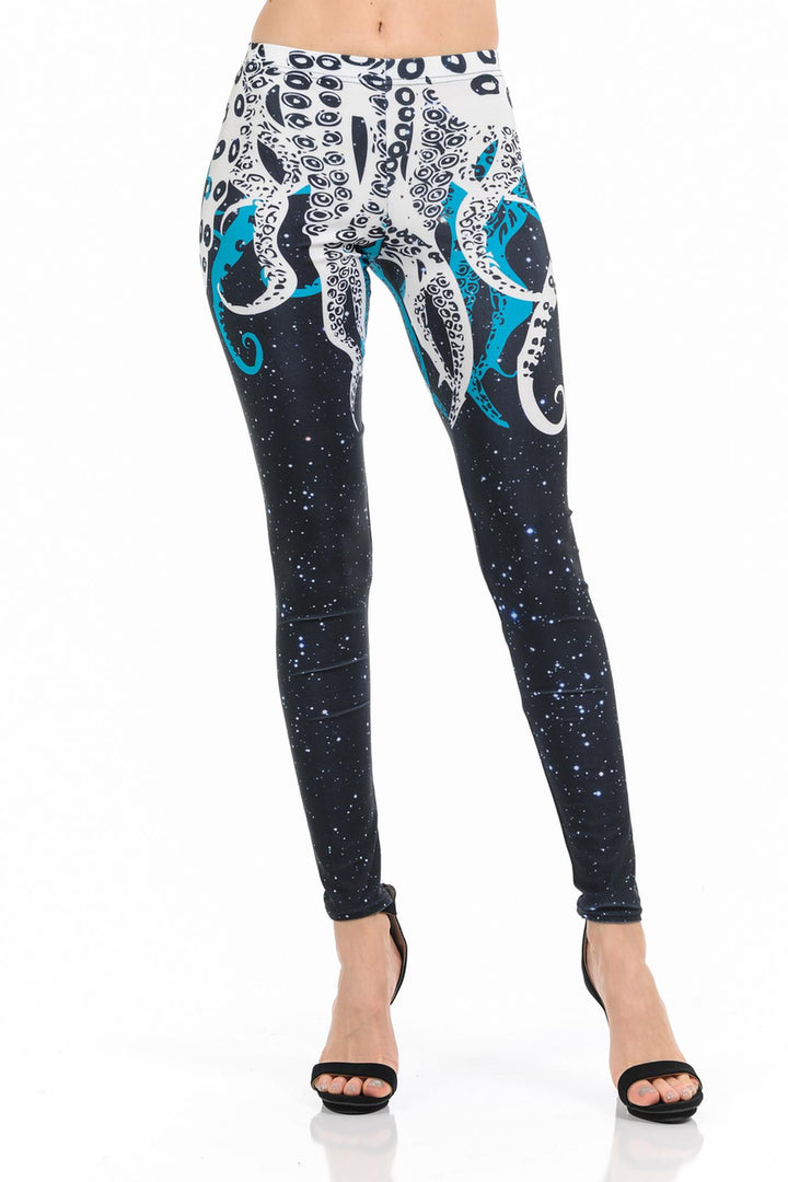 Premium Graphic Horizon Tentacle Leggings