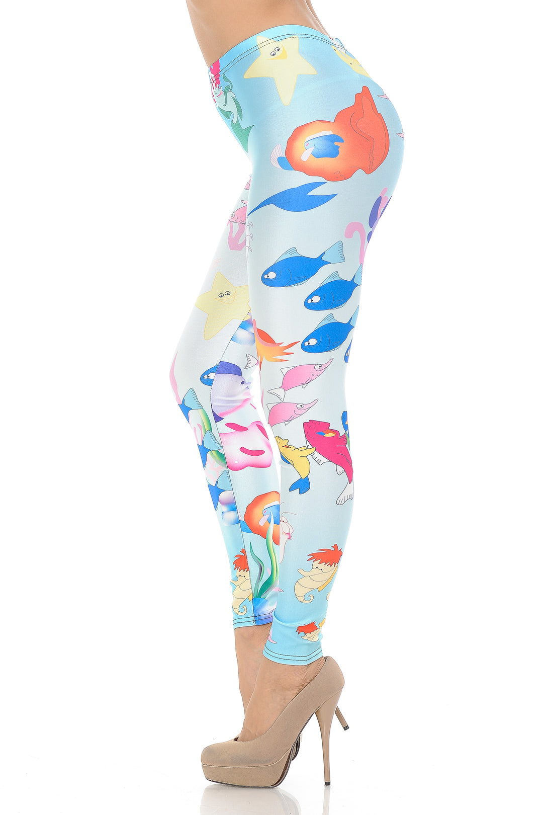 Graphic Printed Little Mermaid Ariel Leggings