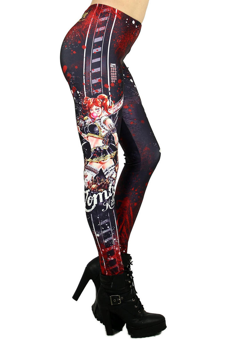 Graphic Zombie Killer Leggings