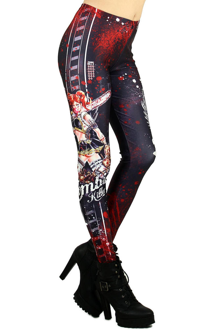 Graphic Zombie Killer Leggings