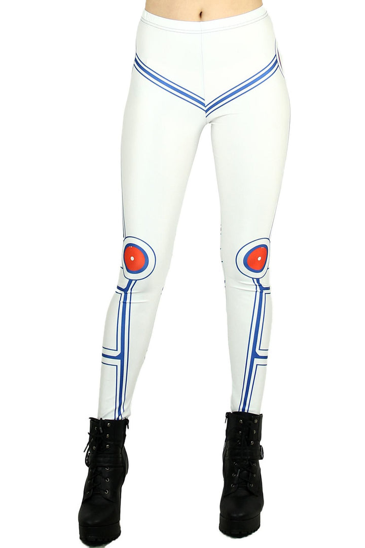 Graphic White Trooper Leggings