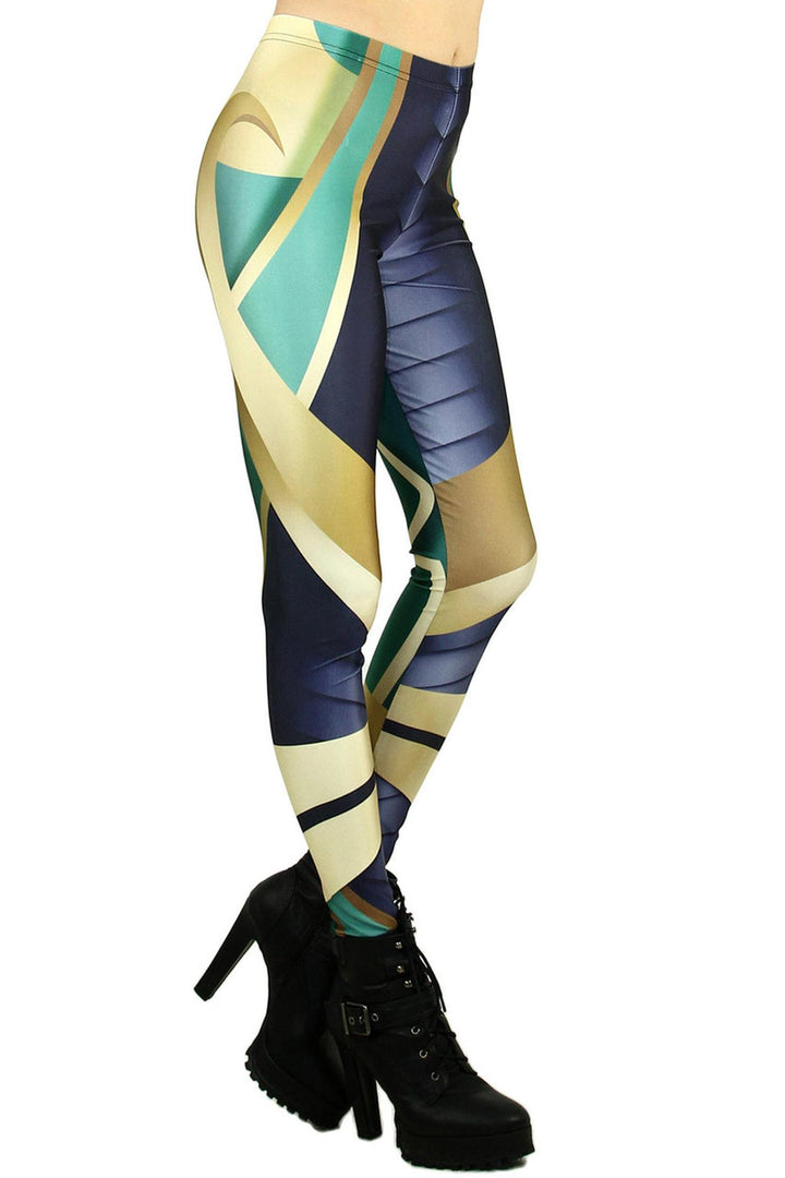 Graphic Print Natural Armor Leggings