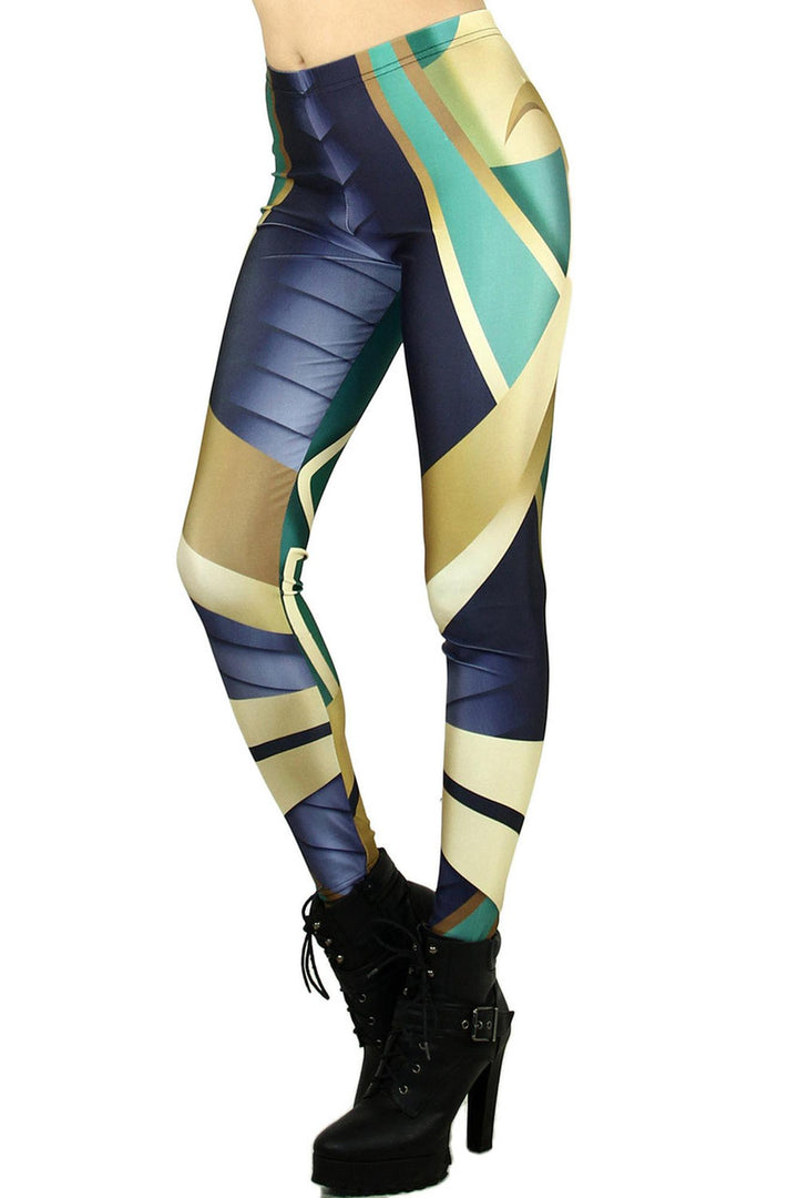 Graphic Print Natural Armor Leggings