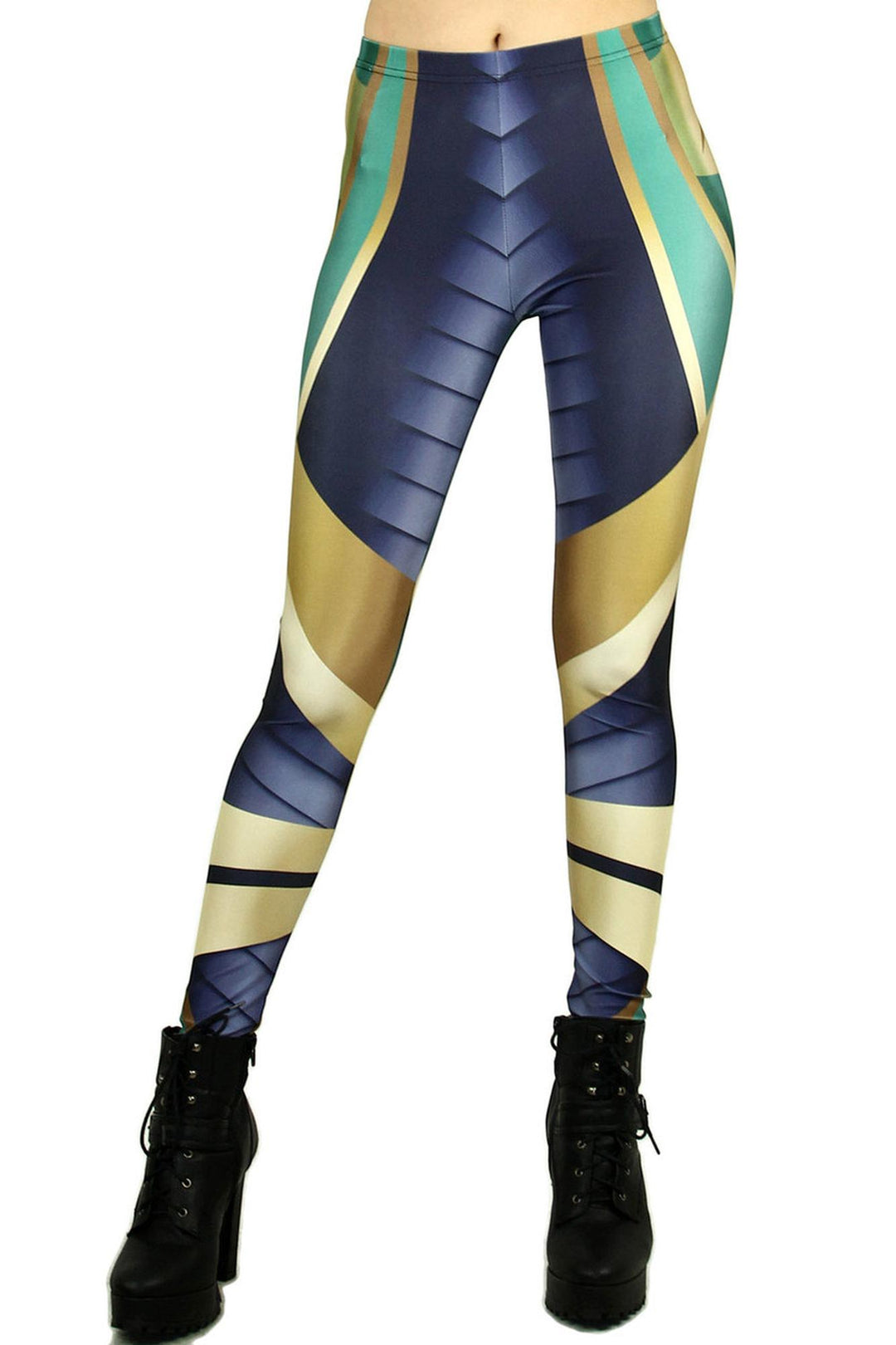 Graphic Print Natural Armor Leggings