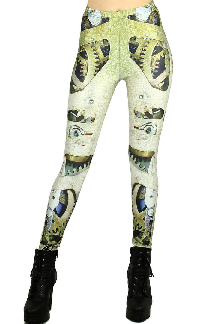 Graphic  Mechanical Leggings
