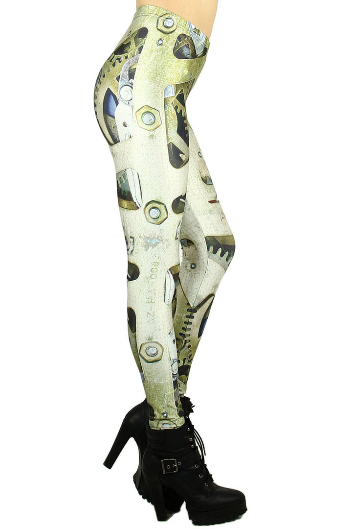 Graphic  Mechanical Leggings