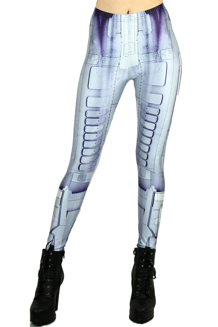 Graphic Print Android Leggings