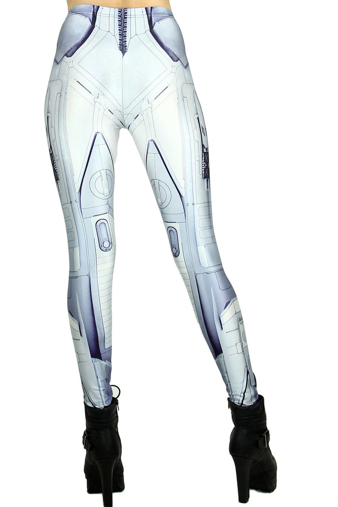 Graphic Print Android Leggings
