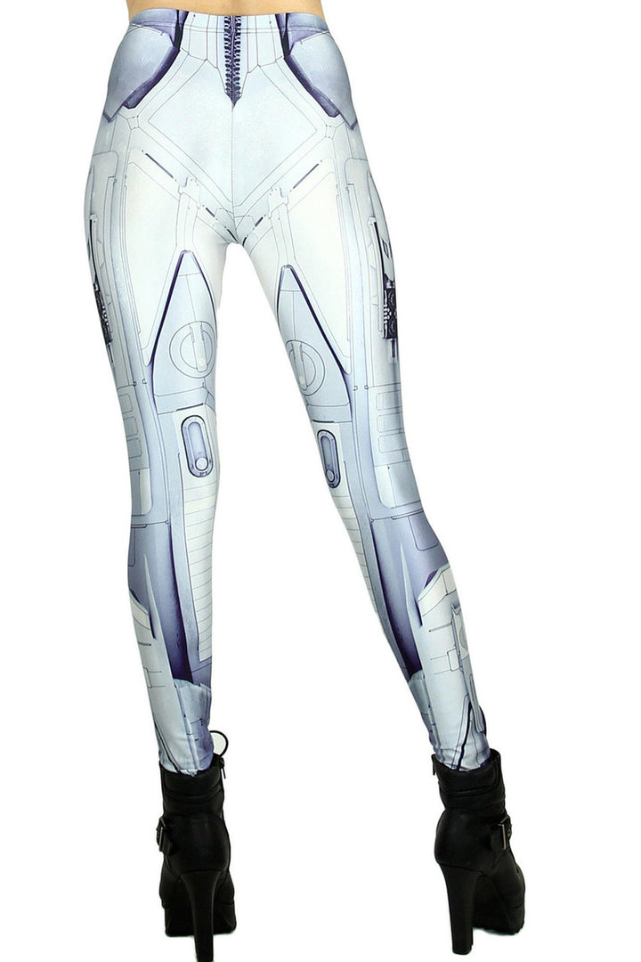 Graphic Print Android Leggings