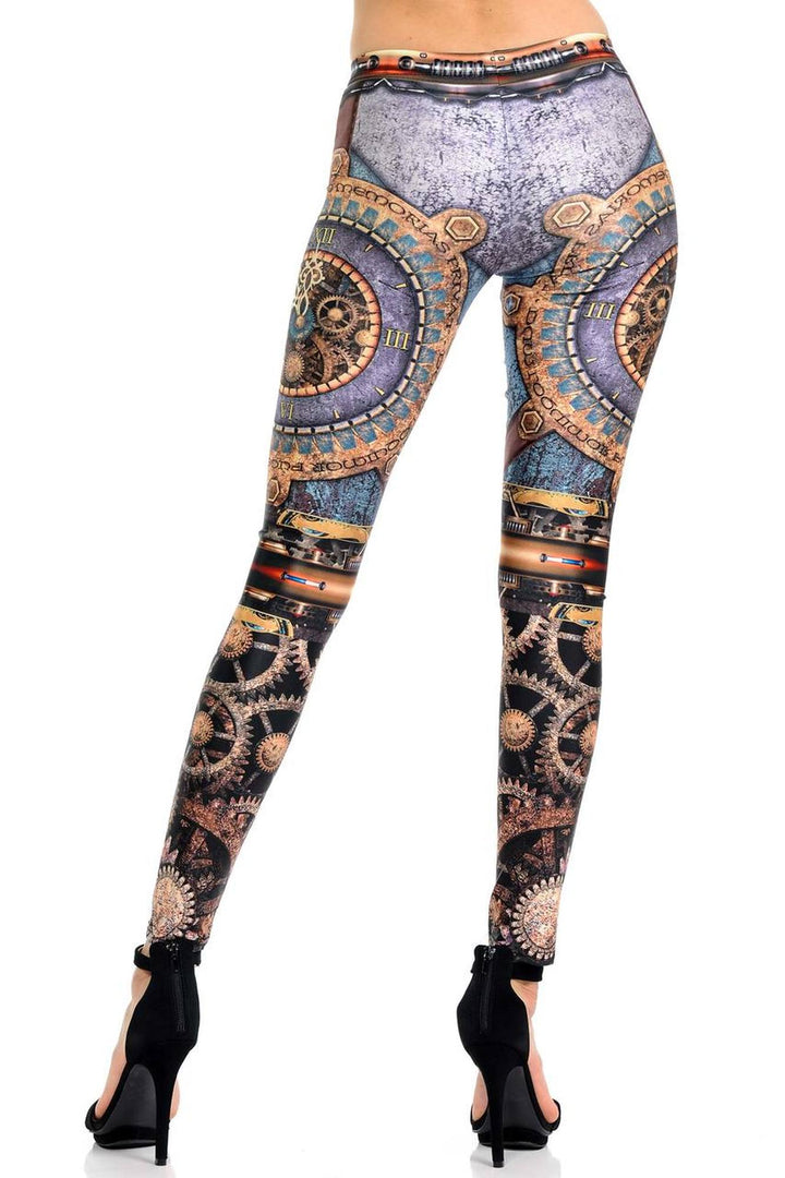 Premium Graphic Print Eternal Steampunk Leggings