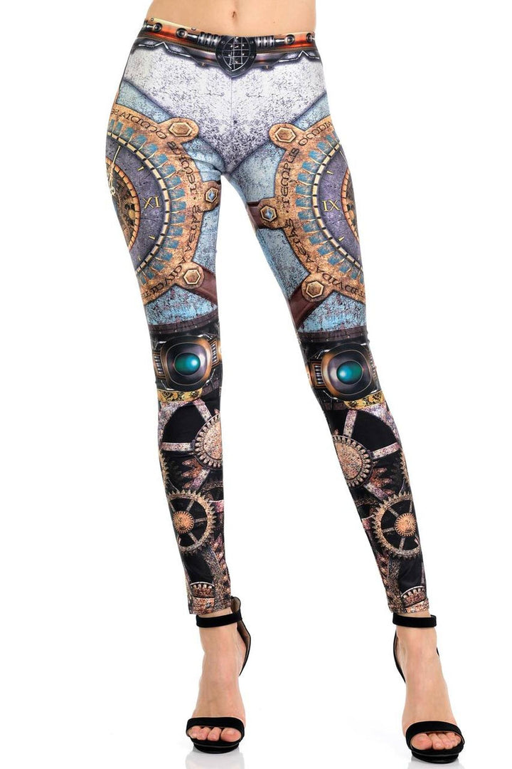 Premium Graphic Print Eternal Steampunk Leggings