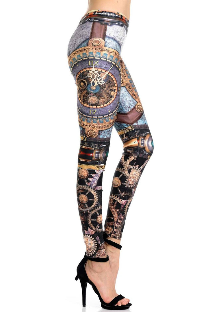 Premium Graphic Print Eternal Steampunk Leggings