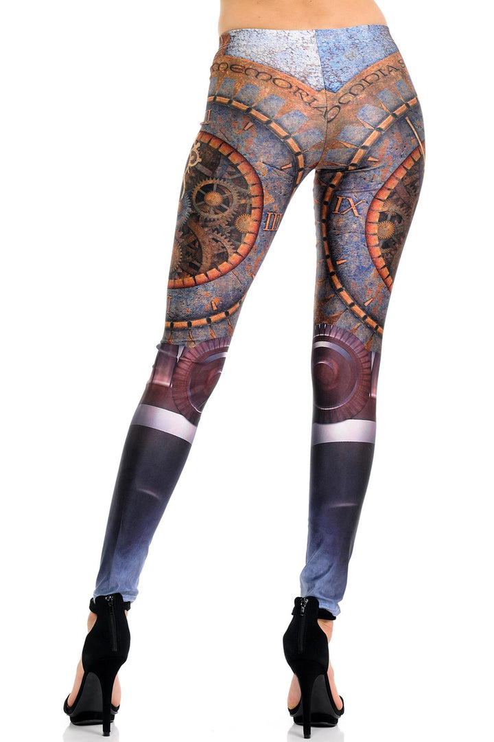 Premium Graphic Print Romanus Steampunk Leggings