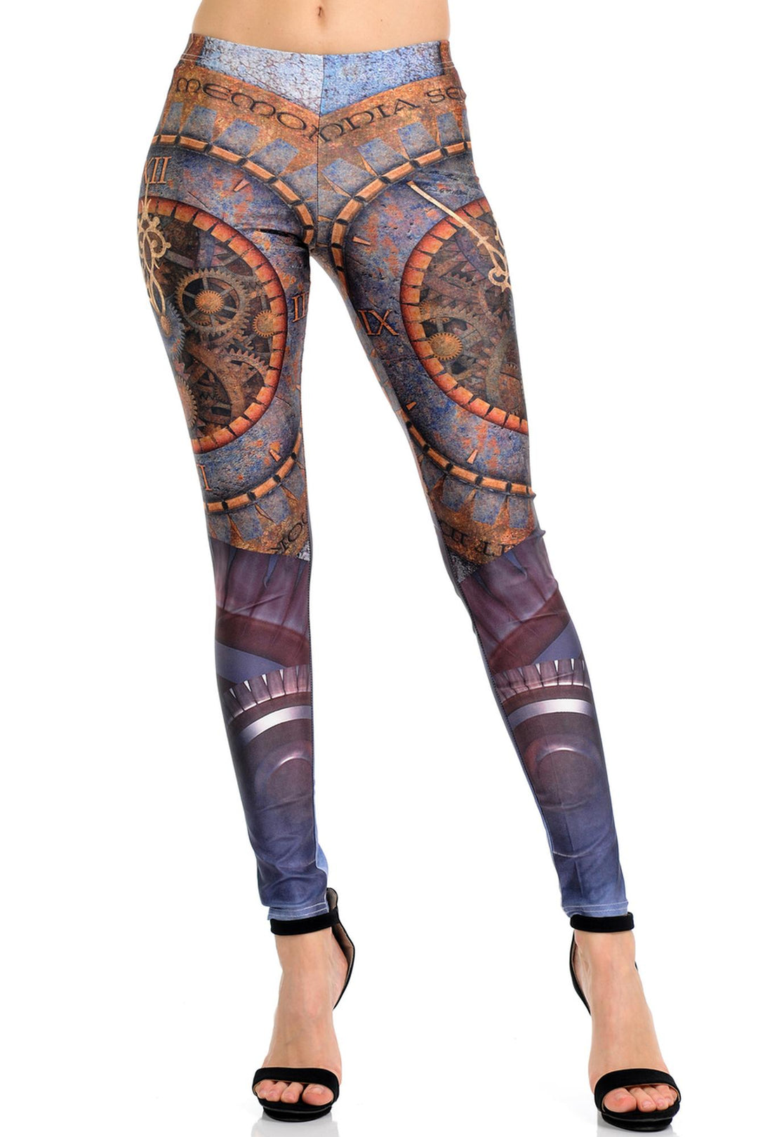 Premium Graphic Print Romanus Steampunk Leggings