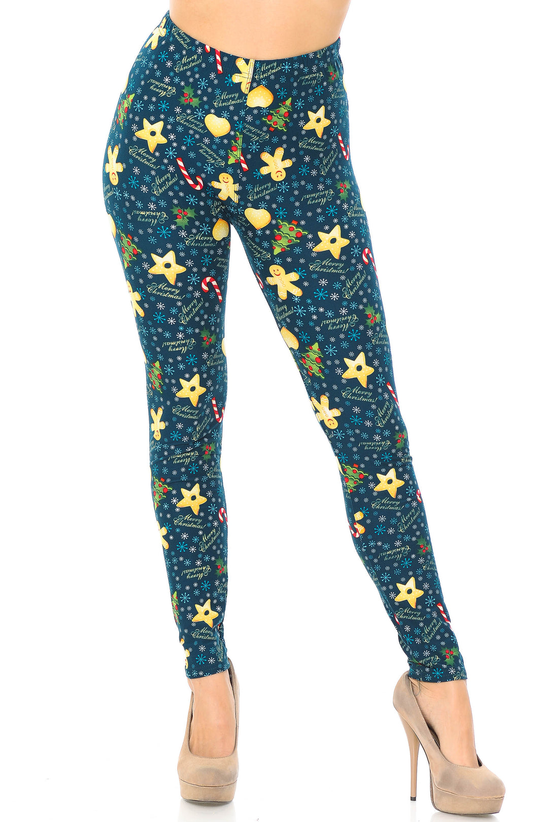 Buttery Soft A Very Merry Christmas Extra Plus Size Leggings - 3X-5X