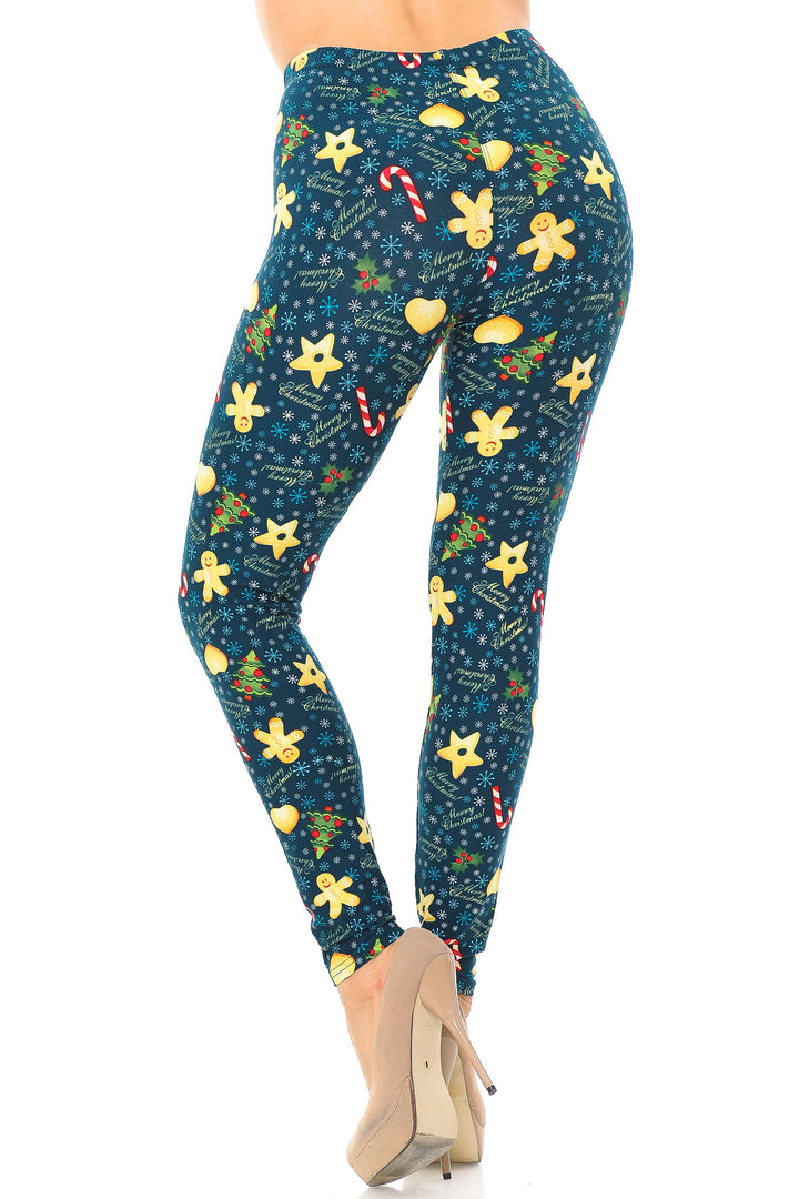 Buttery Soft A Very Merry Christmas Extra Plus Size Leggings - 3X-5X