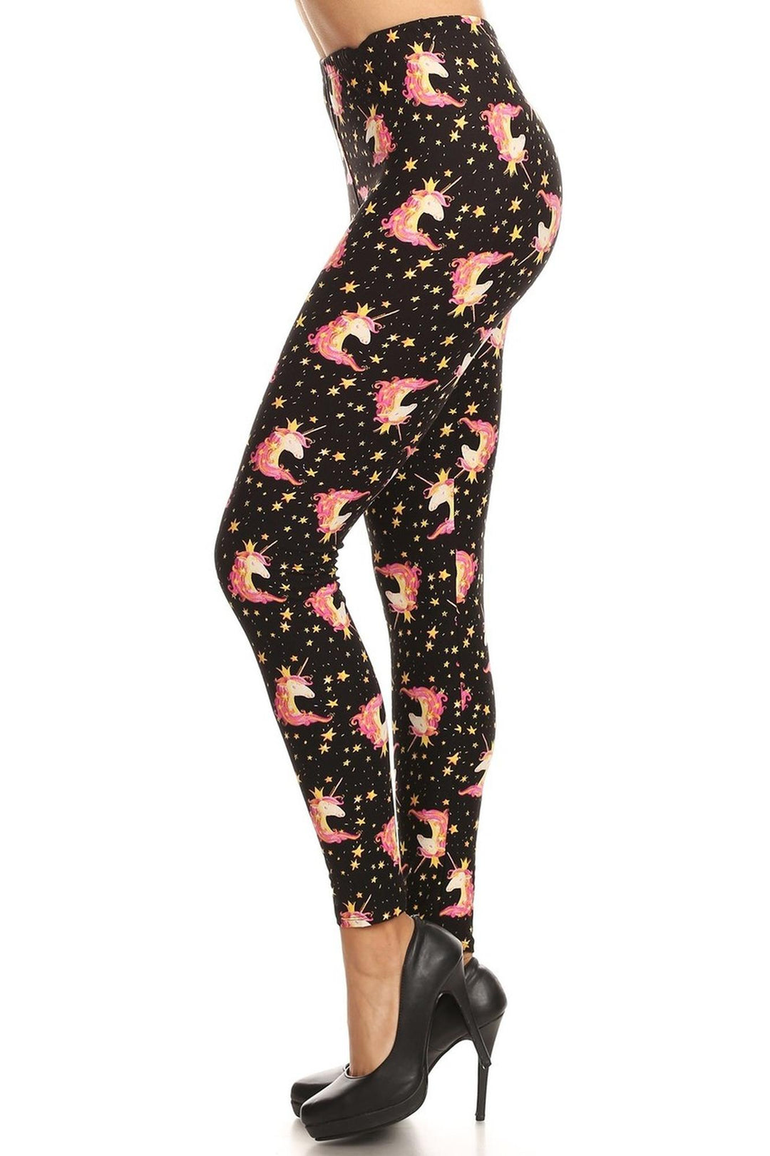 Buttery Smooth Twinkle Unicorn Extra Plus Size Leggings - 3X-5X