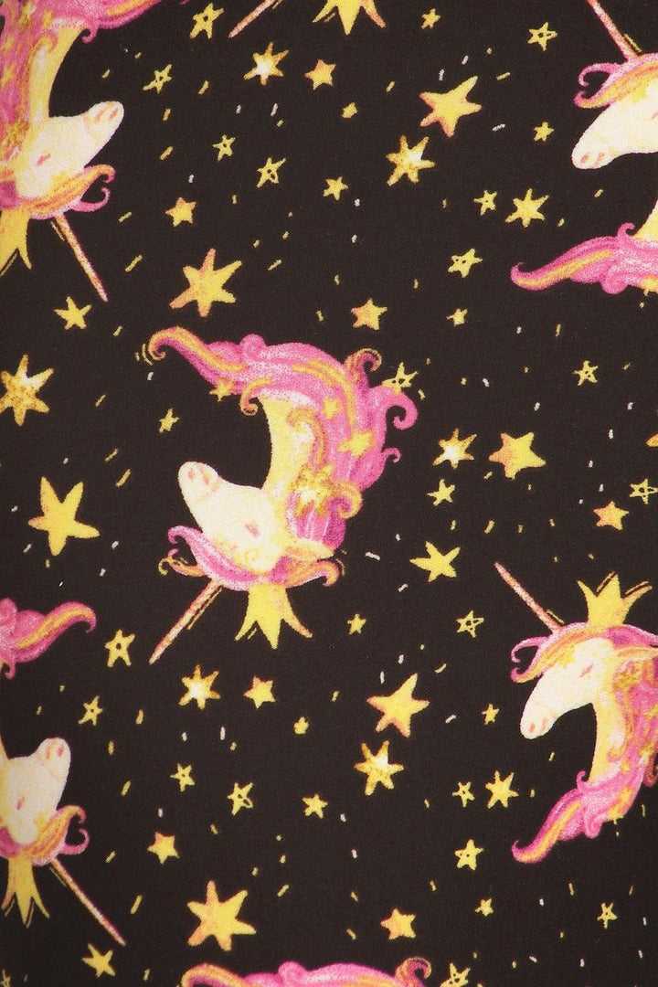 Buttery Smooth Twinkle Unicorn Extra Plus Size Leggings - 3X-5X