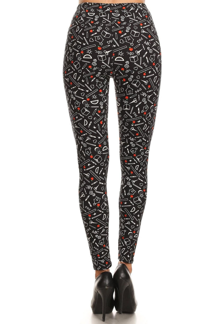 Buttery Smooth College Student Extra Plus Size Leggings - 3X-5X