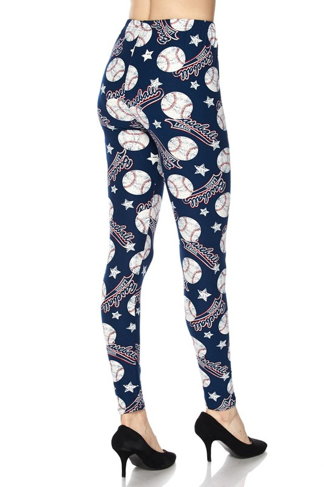 Buttery Smooth Major League Baseball Extra Plus Size Leggings - 3X-5X
