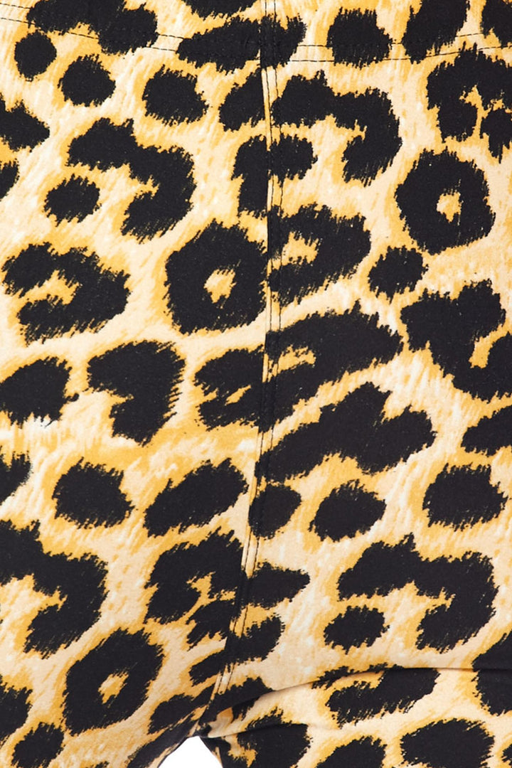 Buttery Smooth Desert Leopard Extra Plus Size Leggings - 3X-5X