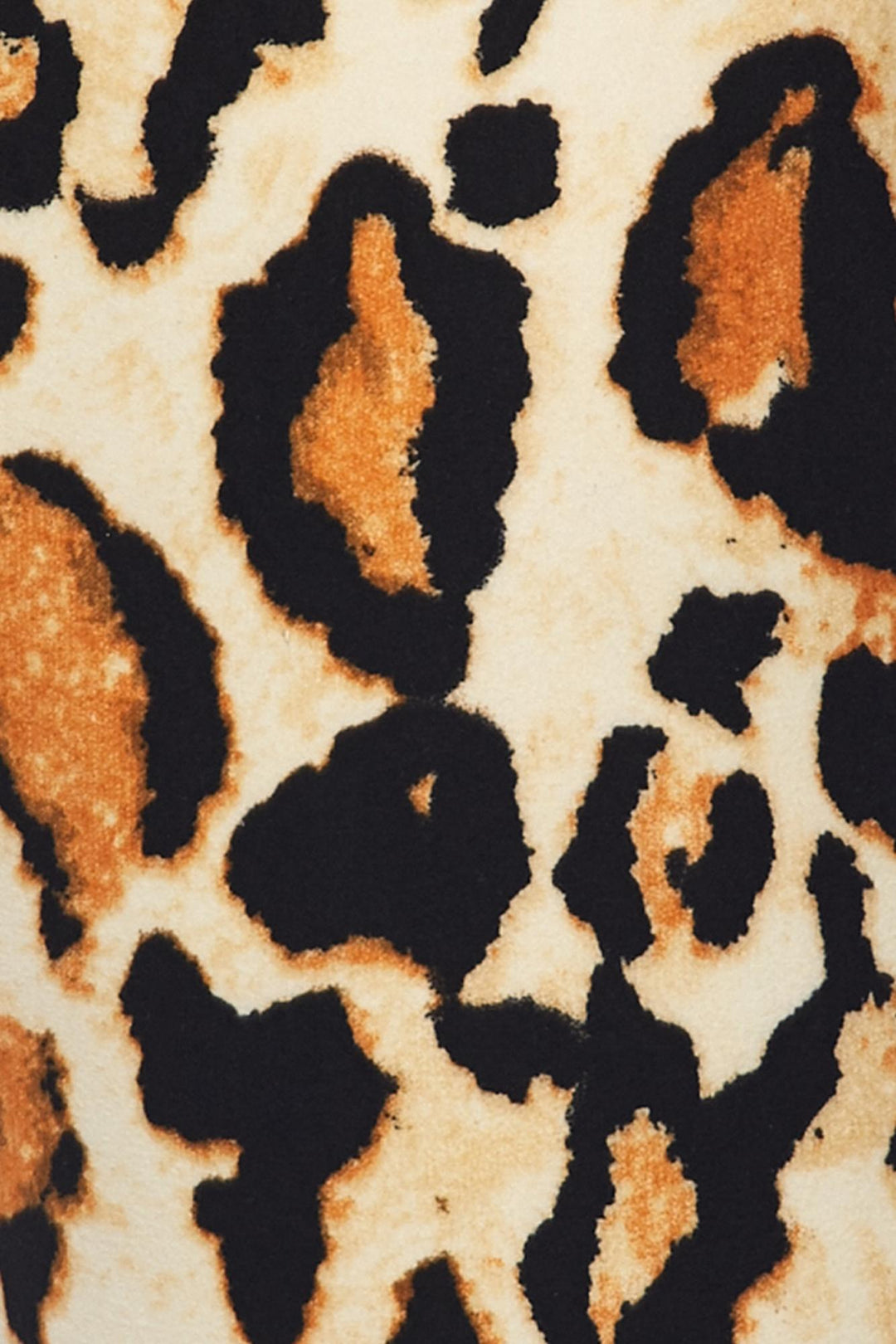 Buttery Smooth Brazilian Leopard Extra Plus Size Leggings - 3X-5X