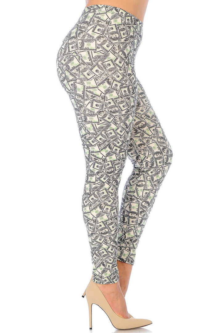 Buttery Smooth Money Plus Size Leggings - 3X-5X