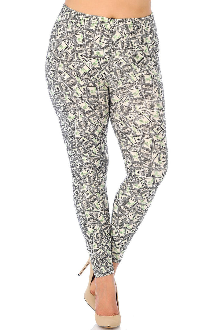 Buttery Smooth Money Plus Size Leggings - 3X-5X