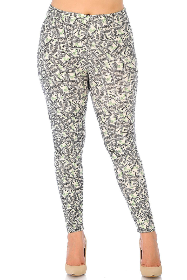 Buttery Smooth Money Plus Size Leggings - 3X-5X
