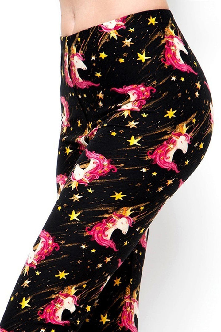 Buttery Smooth Twinkle Unicorn Extra Plus Size Leggings - 3X - 5X