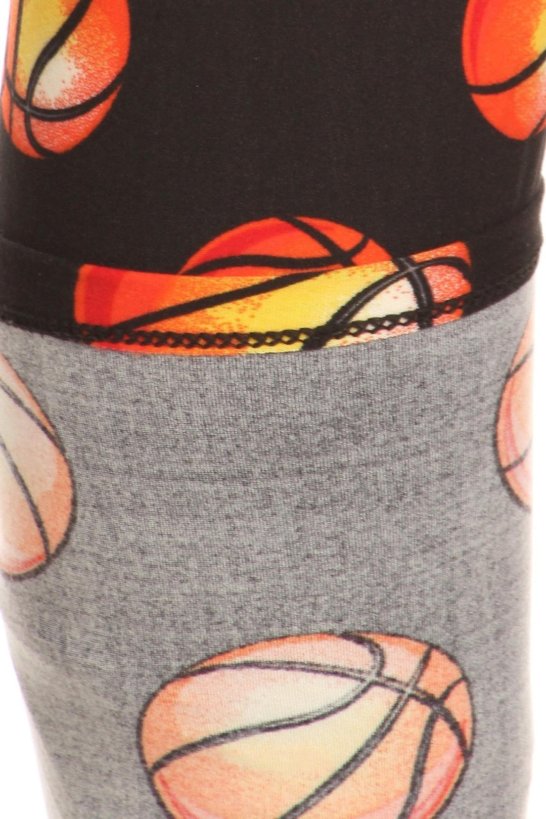 Buttery Smooth Basketball Extra Plus Size Leggings - 3X-5X