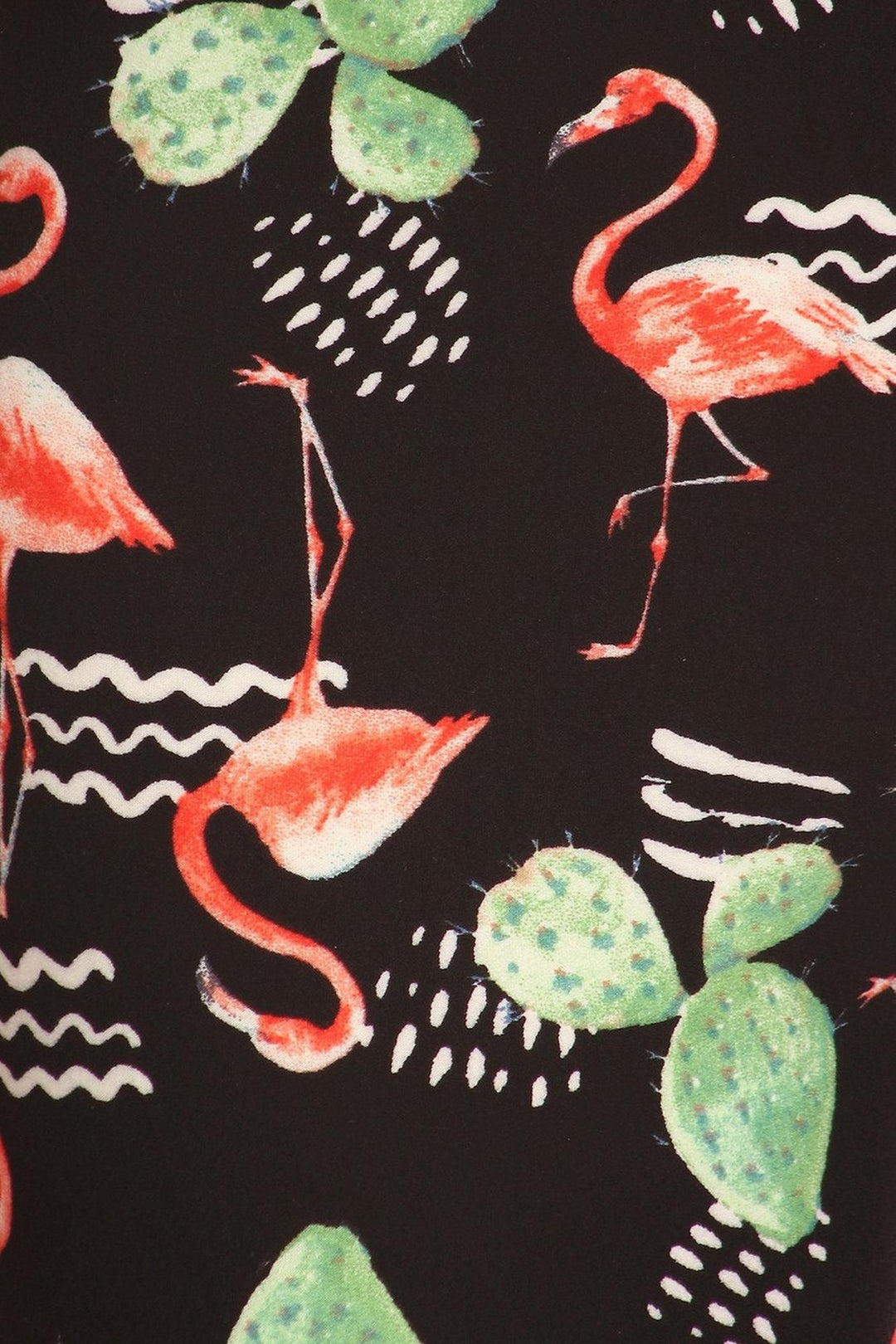 Buttery Smooth Fabulous Flamingo Plus Size Leggings - 3X-5X