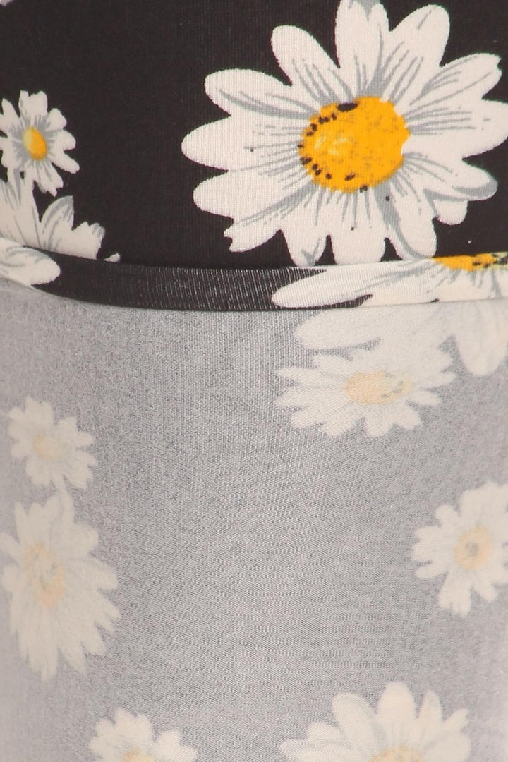 Buttery Smooth Daisy Extra Plus Size Leggings - 3X-5X