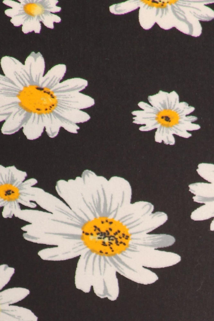 Buttery Smooth Daisy Extra Plus Size Leggings - 3X-5X